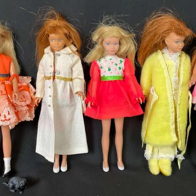 Vintage Skipper Doll Collection with Outfits