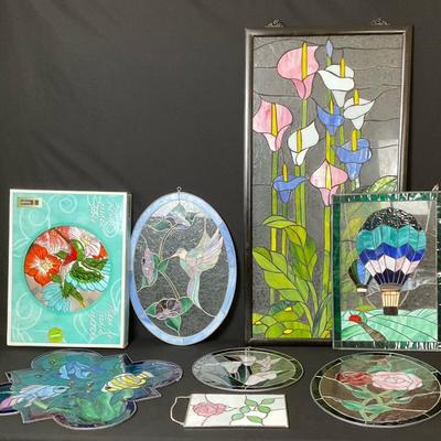 Stained Glass Panels and Fish Panel