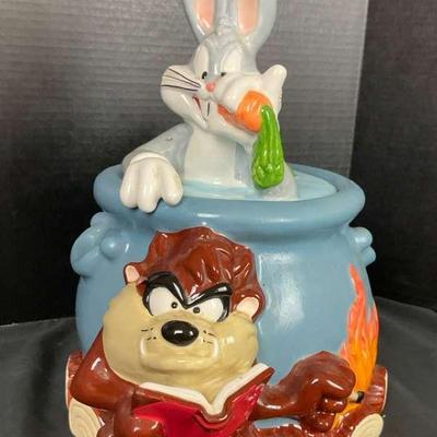 Looney Tunes Cookie Jar featuring Bugs Bunny and Tasmanian Devil