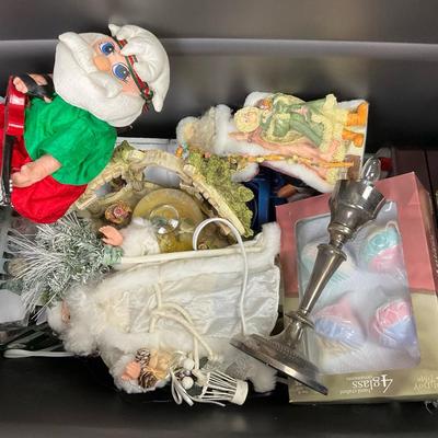 Holiday Themed Mystery Lot with Bin