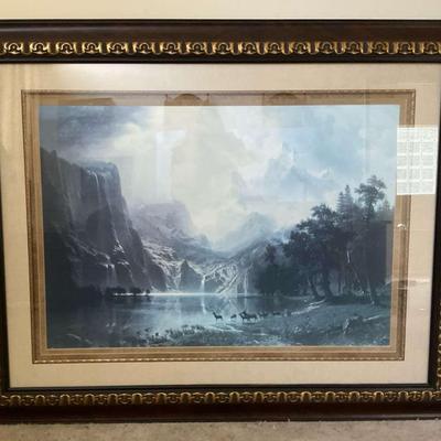 Framed Print – Possibly Among the Sierra Nevada, California by Albert Bierstadt