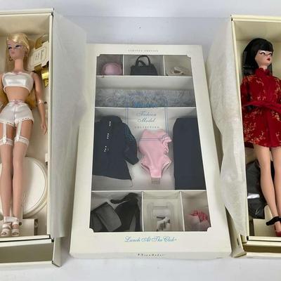 The Lingerie Barbie Doll and The Chinoisere Red Moon Barbie Doll (Gold Label)
