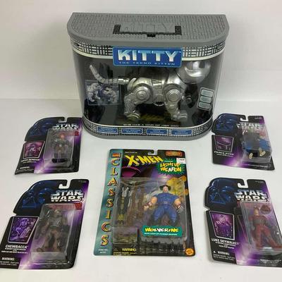 Tekno Kitty Robot and Action Figures