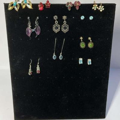 Assorted Gemstone Earrings – Pierced and Screw-Back