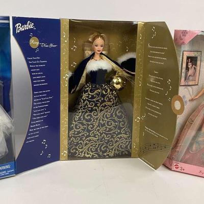 Elegant Barbie Collector's Doll, Swan Princess, Happy New Year and Batik Princess Barbies