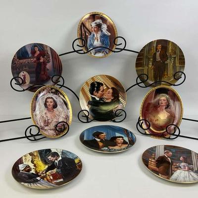Gone with the Wind Limited Edition Collector Plates - Set of 8