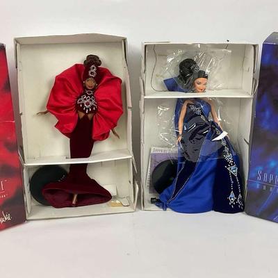 Barbie Doll Jewel Essence Collection Ruby Radiance and Sapphire Splendor