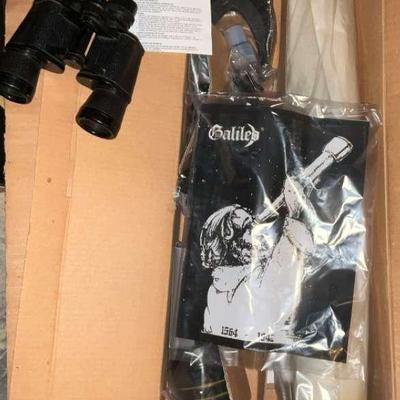 Galileo Telescope Set and Binoculars