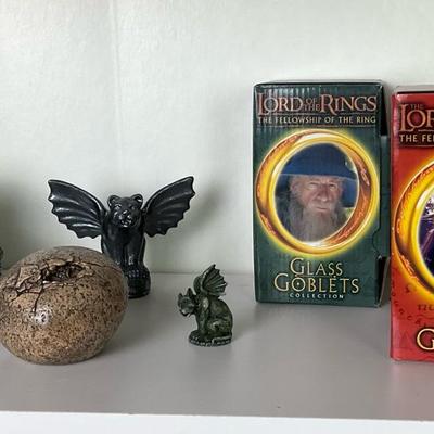 Lord of the Rings Goblets With Decor Items