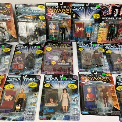 Star Trek Action Figure Assortment – Voyager, Next Gen & More