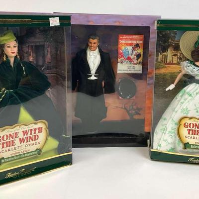 Gone with the Wind Timeless Treasures Collection – 3 Dolls in Collector’s Edition Boxes