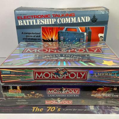 Monopoly and Battleship Command Games