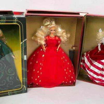Limited Edition Barbie Dolls: Emerald Enchantment, Peppermint Princess, and Evening Lane