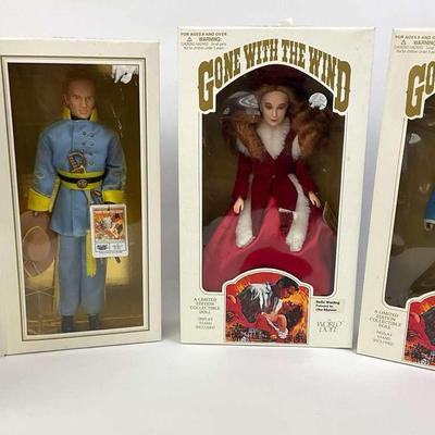 Gone with the Wind World Doll Collectible Set – 3 Dolls in Original Boxes