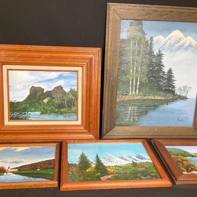 More Original Oil Paintings by Monte Davis