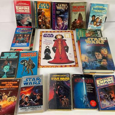Star Wars Collectible Books and Merchandise Lot