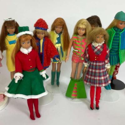 Vintage Clone Dolls in Winter and Holiday Outfits