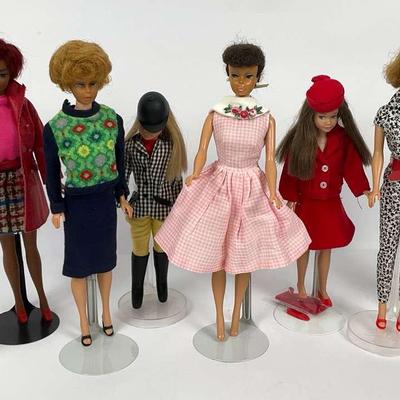 Vintage Barbie Doll Collection - Chic and Stylish Fashion Era