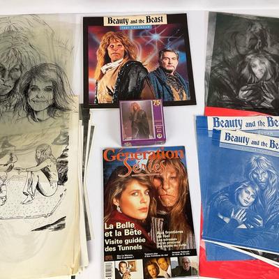 Beauty And The Beast Collector’s Lot with Fan Art