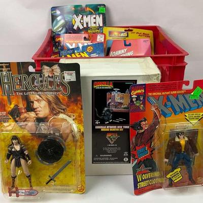 Collectible Action Figures and Comics Set