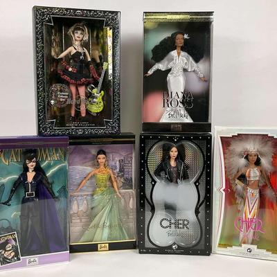 Cher, Diana Ross, Cat Woman Barbie Dolls Collection (Limited Edition)