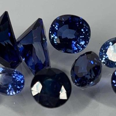 Loose Blue Sapphires – Mixed Cuts and Sizes