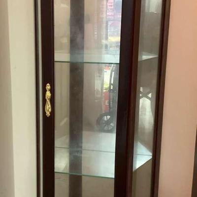 Mirrored Corner Curio Cabinet