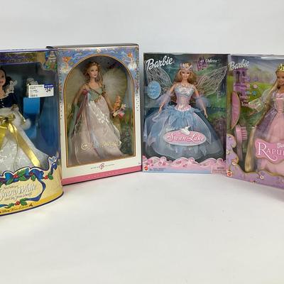 Barbie Collection Of Princess Dolls, Rapunzel, Snow White And More 