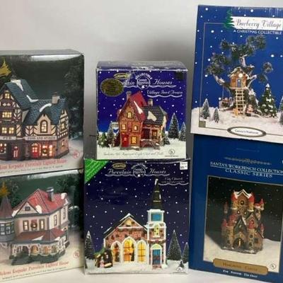 Holiday Village Ceramic House Lot – Lemax & More