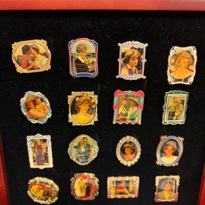 Shop236: Princess Diana Pin Collection Plus Collectable Stamps
