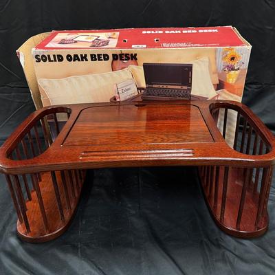 Lot 404: Solid Oak Bed Desk