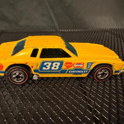 Lot 219: Hot Wheels Redline 1974 Monte Carlo Stocker Yellow Stock Car Nascar
