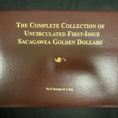 2000-2008 Collection of Uncirculated First-Issue Sacagawea Golden Dollars