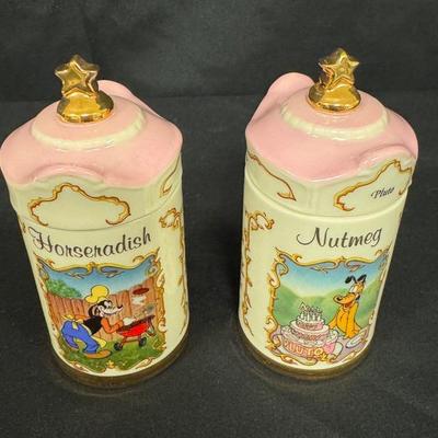 Lot 222: Lenox Disney Spice Jar Collection (nutmeg And Horseradish)