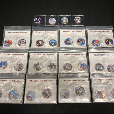 Kennedy And Space Half Dollar Coin Collection 