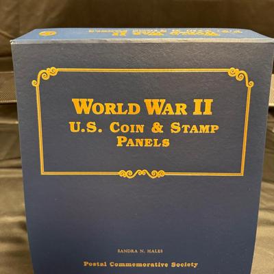 Lot 245: World War II US Coin And Stamp Panels