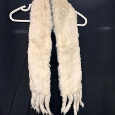 Lot 225: Vintage Rabbit Fur Stole