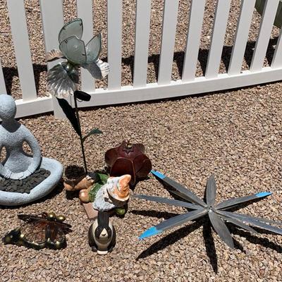 Outdoor Rabbit And Gnome Decor