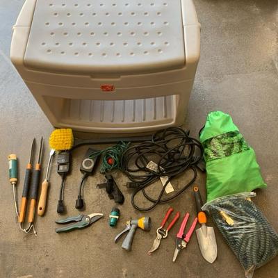 Kids Plastic Bench, Garden Tools, Grill Tools And More 