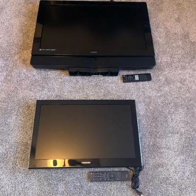 Sale Photo Thumbnail #136: Toshiba And Vizio Wall mounted TVs 