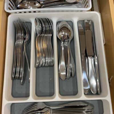 Three Drawers Of Kitchen Utensils