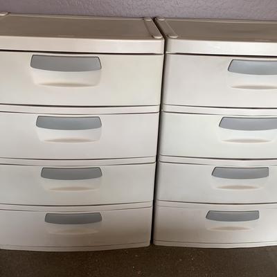 Two Sterilite Storage Drawers