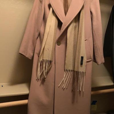 Woman’s Long Coat 100% Wool - Size 6P