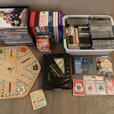 DVDs, Games And CDs
