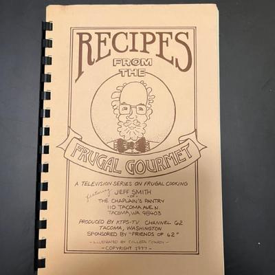 original 1977 Frugal Gourmet cookbook