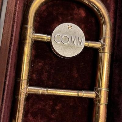 Vintage Conn trombone, still plays but needs some repairs