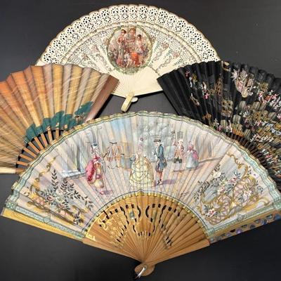 vintage and antique ladies fans
