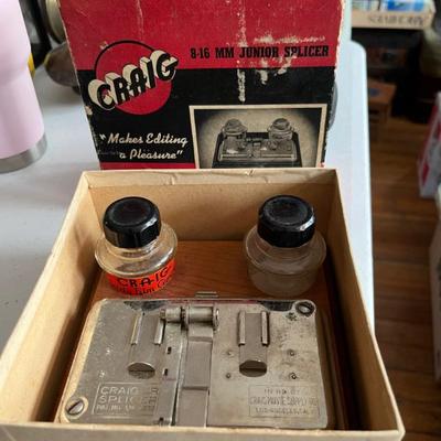 vintage Craig film splicer