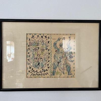 Pablo Picasso, Dessins d’Un Demi-Siecle, 1956, signed in plate, lithograph