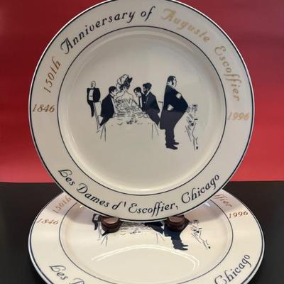 Sale Photo Thumbnail #16: 150th anniversary of Auguste Escoffier plates